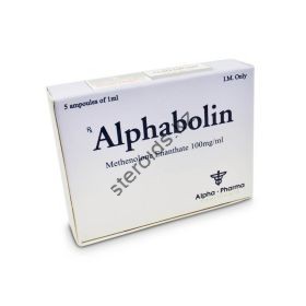 Alphabolin Метенолон энантат Alpha Pharma 5 ампул по 1мл (1амп 100 мг)