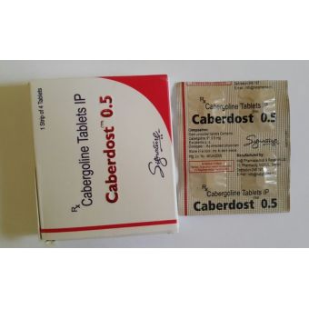 Каберголин (Агалатес, Берголак, Достинекс) 4 таблетки по 0,5мг Индия - Тараз