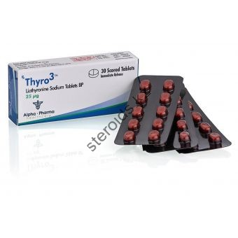 Thyro3 (Трийодтиронин) Т3 Alpha Pharma 30 таблеток (1таб 25 мкг) - Тараз