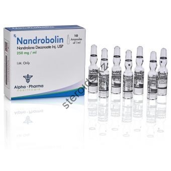 Nandrobolin (Дека, Нандролон деканоат) Alpha Pharma 10 ампул по 1мл (1амп 250 мг) - Тараз