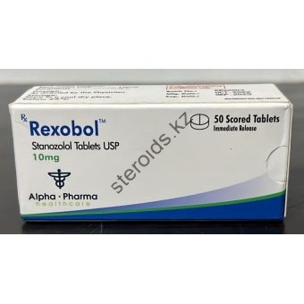 Rexobol (Станозолол, Винстрол) Alpha Pharma 50 таблеток (1таб 10 мг) - Тараз