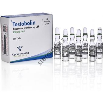 Testobolin (Тестостерон энантат) Alpha Pharma 10 ампул по 1мл (1амп 250 мг) - Тараз