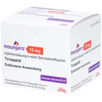 Mounjaro (Tirzepatide) раствор для п/к введ. 4 флакона 0,5 мл по 15 мг - Тараз