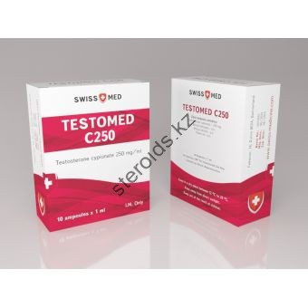 Тестостерон ципионат Swiss Med (Testomed C250) 10 ампул по 1 мл (1 амп 250 мг) - Тараз