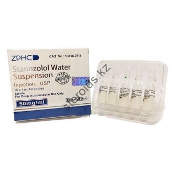 Винстрол ZPHC (Stanozolol Suspension) 10 ампул по 1мл (1амп 50 мг) - Тараз